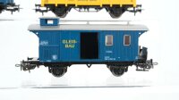 Märklin H0 Konvolut Kranwagen Kranschutzwagen Bauwagen Hochbordwagen Niederbordwagen beladen Gleisbau