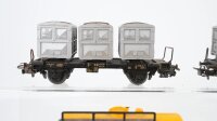 Märklin H0 Konvolut Kesselwagen Shell Behältertragwagen Von Haus zu Haus Güterzugbegleitwagen DB
