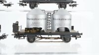 Märklin H0 Konvolut Silowagen Braunkohlenstaub Weinfasswagen Bordeaux DB ua