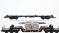 Märklin H0 Konvolut Tiefladewagen mit Trafo AEG Rungenwagen DB