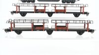Trix Express H0 Konvolut Autotransportwagen Tiefladewagen DB ua