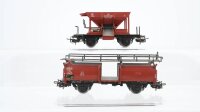 Märklin H0 Konvolut Autotransportwagen 315/4 Schotterwagen 315/1 DB