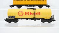 Märklin H0 Konvolut Kesselwagen Shell Eva Containertragwagen Umweltschutz Schiebedachwagen DB