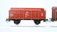 Piko ua H0 Konvolut Silowagen gedeckte Güterwagen Klappdeckelwagen Autotransportwagen mit PKW DR ua