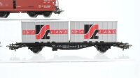 Märklin H0 Konvolut Selbstentladewagen Erz IIId Containertragewagen Zero SeaLand DB