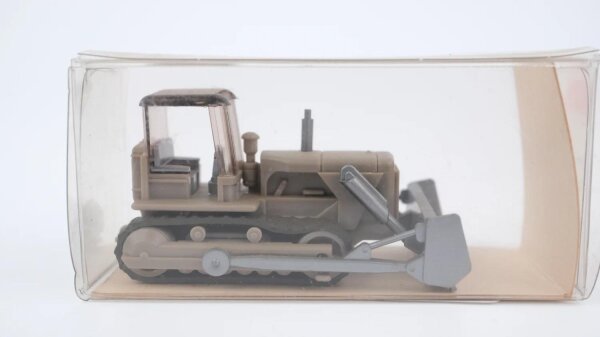 Wiking H0 16655 Planierraupe mit Dach grau