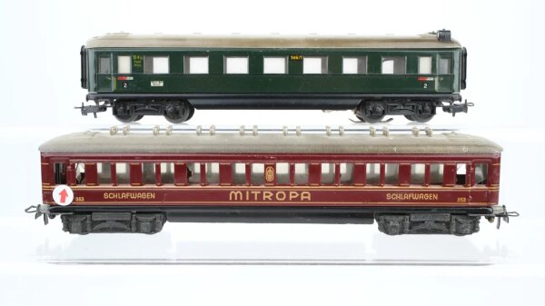 Märklin H0 Konvolut Personenwagen 346/1 Schlafwagen 353