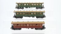 Märklin H0 Konvolut Reisezugwagen 2./3.Kl. 3.Kl. K.W.St.E.