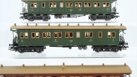 Märklin H0 Konvolut Reisezugwagen 2./3.Kl. 3.Kl. K.W.St.E.