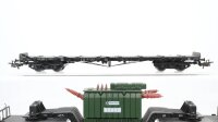 Märklin H0 Konvolut Schwerlastrungenwagen Schwerlastwagen mit Trafo DB