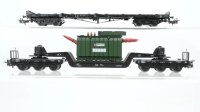 Märklin H0 Konvolut Schwerlastrungenwagen Schwerlastwagen mit Trafo DB