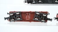 Märklin H0 Konvolut Kesselwagen elf Teleskophaubenwagen DB/SNCF