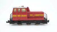 Fleischmann N Diesellok Rangierlok rot gelb Analog