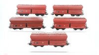 Märklin H0 Konvolut Selbstentladewagen mit Klappdeckel DB