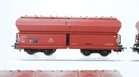 Märklin H0 Konvolut Selbstentladewagen mit Klappdeckel DB