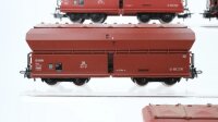 Märklin H0 Konvolut Selbstentladewagen mit Klappdeckel DB