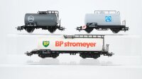 Märklin H0 Konvolut Kesselwagen BP Stromeyer EVA itg...