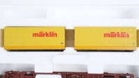 Märklin H0 47442 Taschenwagen mit 2 Wechselaufbauten DB