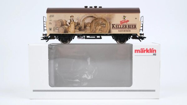 Märklin H0 45024 Bierwagen "Zirndorfer Kellerbier Naturtrüb" Ibopqs der DB