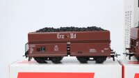 M+D H0 043/2 Güterwagen-Set Erzwagen...