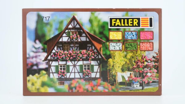 Faller H0 717 Flockenmaterial in 6 Farben