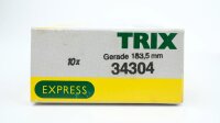 Trix H0 34304 10x Gerades Gleis 183,5 mm in OVP