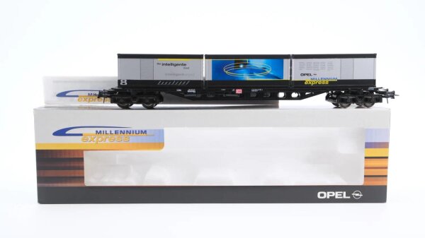 Roco H0 47977 Containerwagen Opel Millennium Express DB