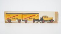 Wiking 1:87 27851 GK: 851/1 CS Hanomag ST 100 mit Möbel-Anhängern