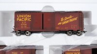 Märklin H0 45647 US-Güterwagen-Set Double-Door Box Car Set Typ A-50-19 der UP