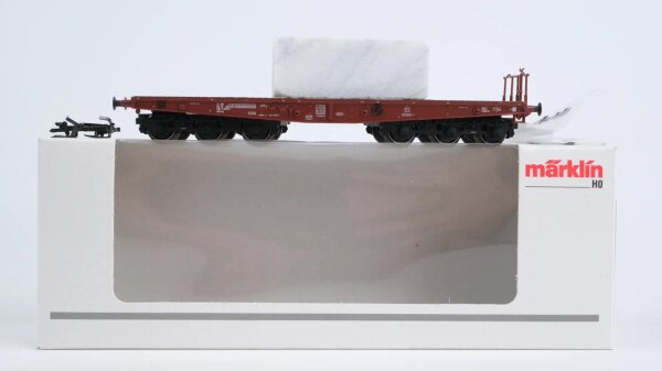 Märklin H0 48662 Schwerlast-Flachwagen mit Marmorblock  Sammp der FS