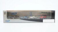 Welly H0 Cabrio Fahrzeug-Set Premium Collection (MB, BMW,...