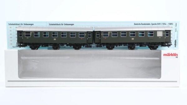 Märklin H0 43184 Reisezugwagen-Paar 2.Kl. DB