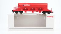 Märklin H0 48101 Drehschieber-Seitenentladewagen...