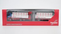 Herpa H0 150354 MB Axor Baustoff-Hängerzug Riwatrans