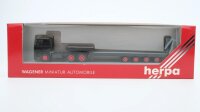 Herpa H0 827007 DAF Tiefladesattelzug schwarz
