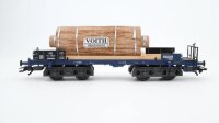 Märklin H0 48251 Flachwagen mit Papier-Glättzylinder (Jahreswagen 2002)