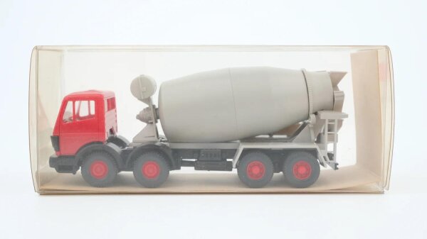 Wiking H0 68124 MB Beton-Mischer rot/grau