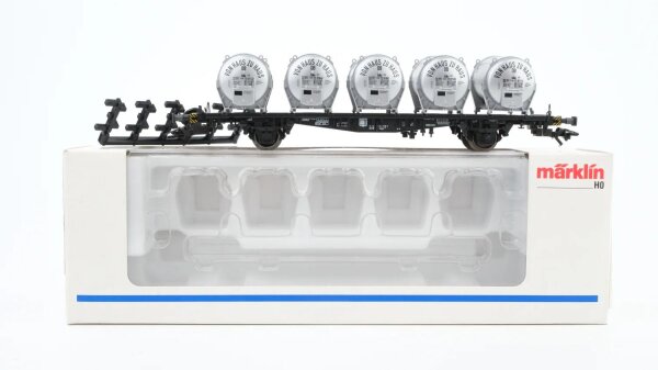 Märklin H0 4853 Behälter-Tragwagen (Containerwagen)  Lbgjs 598 der DB