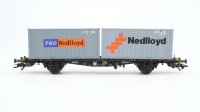 Märklin H0 47683 Behälter-Tragwagen Nedlloyd (Containerwagen)  Lgjs 323 der NS
