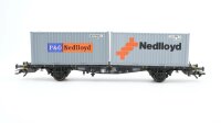 Märklin H0 47683 Behälter-Tragwagen Nedlloyd...