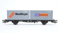 Märklin H0 47683 Behälter-Tragwagen Nedlloyd (Containerwagen)  Lgjs 323 der NS