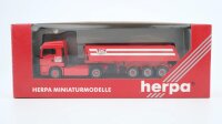 Herpa H0 147835 MAN TG A LX Baukipper-Sattelzug TCH Truck & Trailer Rental