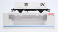 Märklin H0 4850 Behälter-Tragwagen (Containerwagen Rolf Benz)  Lgjs 598 der DB