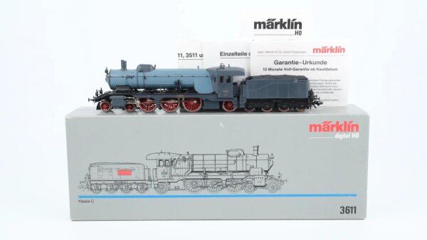 Märklin H0 3611 Dampflok BR Klasse C 2007 K.W.St.E. Wechselstrom Digital