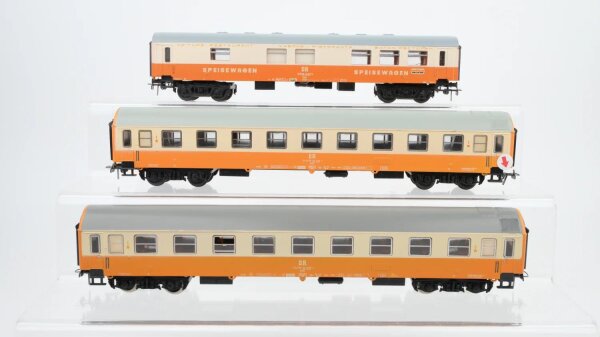 Schicht H0 Konvolut Personenwagen Städteexpress Speisewagen DR (Abbruch)