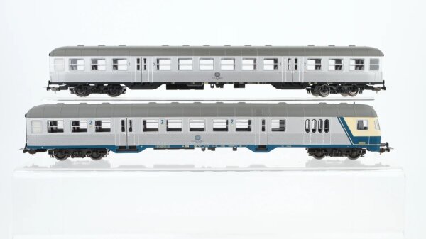 Piko H0 Konvolut Silberlinge Personenwagen 2.Kl. Steuerwagen mit Stückgutabteil 2.Kl. DB