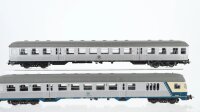 Piko H0 Konvolut Silberlinge Personenwagen 2.Kl. Steuerwagen mit Stückgutabteil 2.Kl. DB