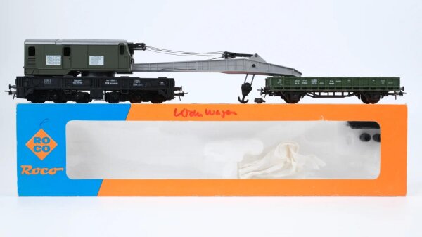 Roco H0 44316A Kranwagen-Set DB