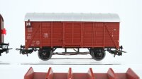 Märklin H0 Konvolut Schotterwagen Muldenkippwagen gedeckte Güterwagen mit Zugschluss DB