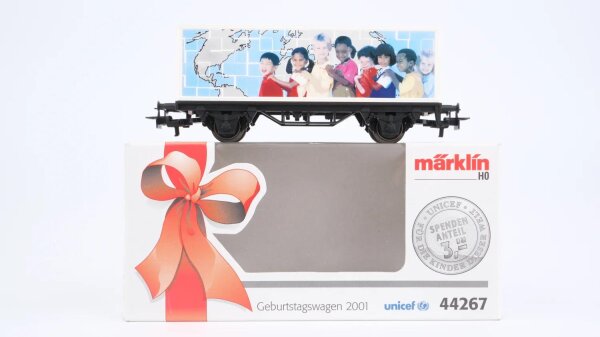 Märklin H0 44267 Behälter-Tragwagen unicef (Containerwagen)  BT 30